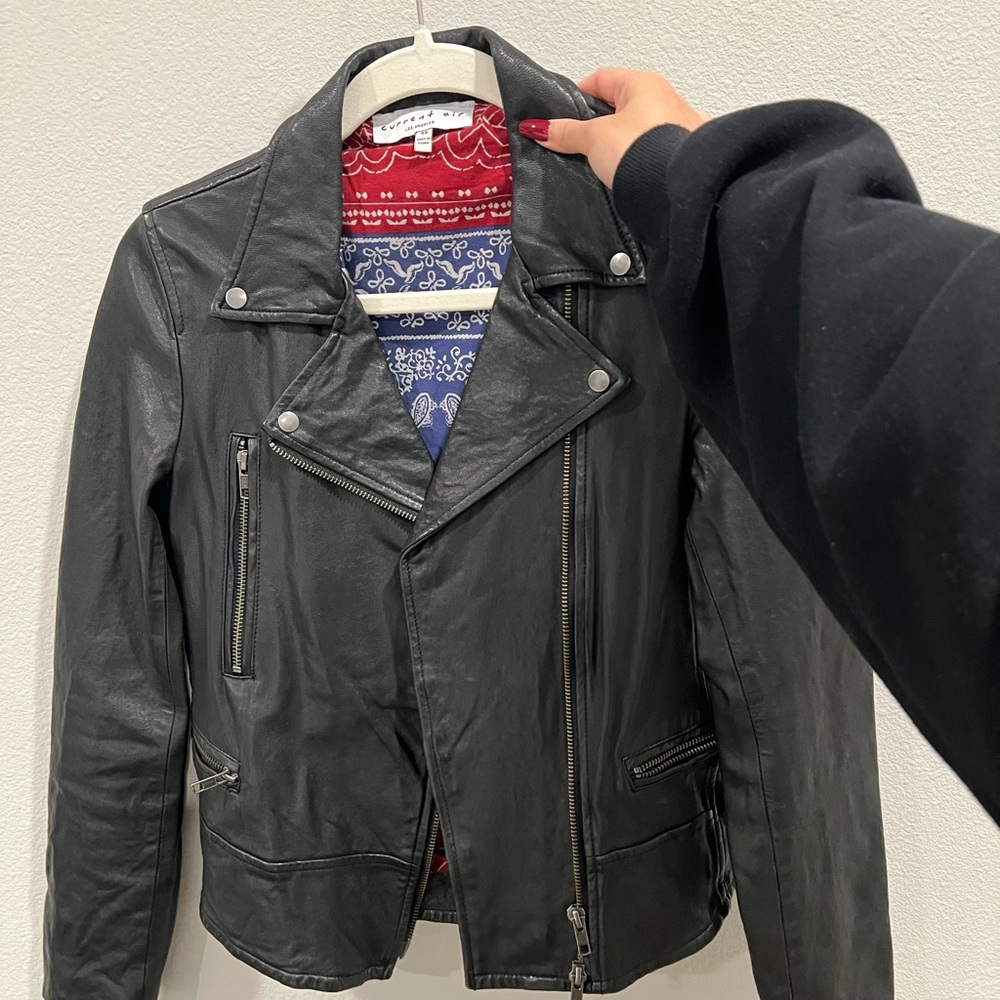 Anthropologie leather jacket